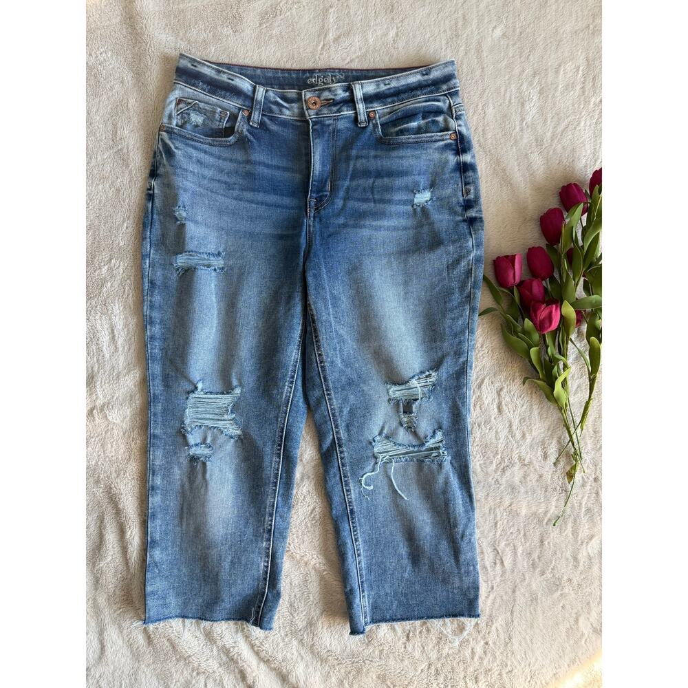 Edgely High Rise Straight Capri Pants Size 12